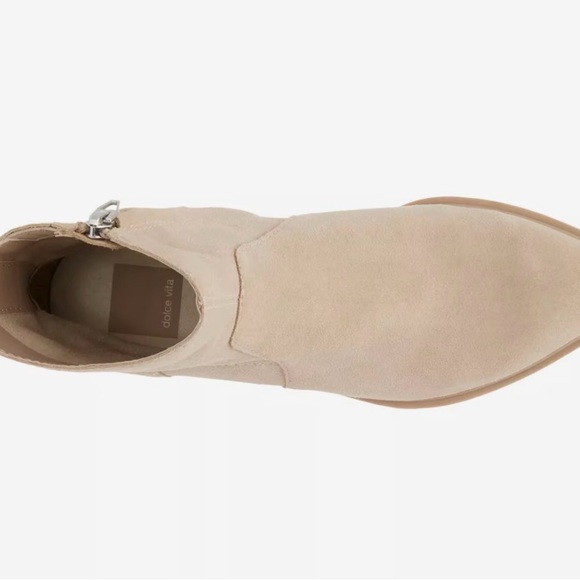 Dolce Vita Bryson Bootie Light Taupe Suede Size 7 - Picture 7 of 8